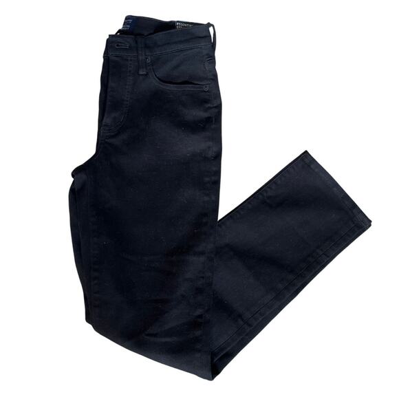 J. Crew Essential Straight Jeans‎ All-Day Stretch in Black Size 24 Tall - Picture 9 of 10